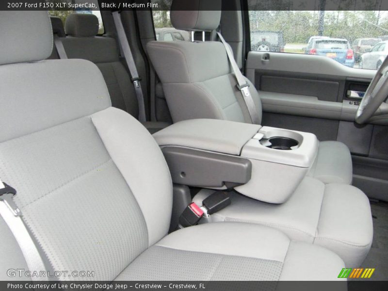 Black / Medium Flint 2007 Ford F150 XLT SuperCab