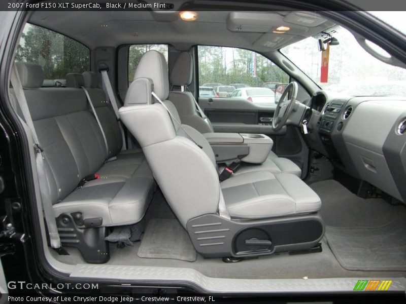 Black / Medium Flint 2007 Ford F150 XLT SuperCab