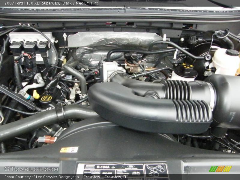 Black / Medium Flint 2007 Ford F150 XLT SuperCab