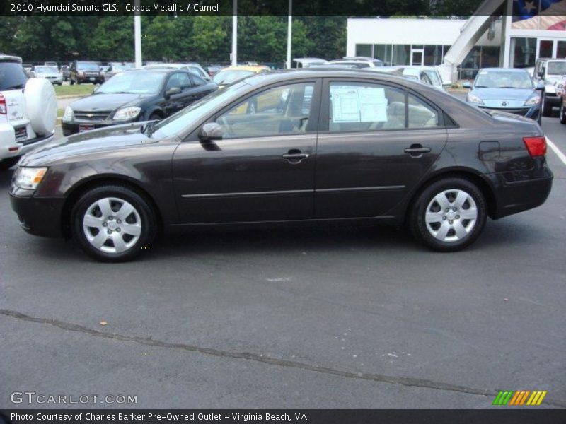 Cocoa Metallic / Camel 2010 Hyundai Sonata GLS