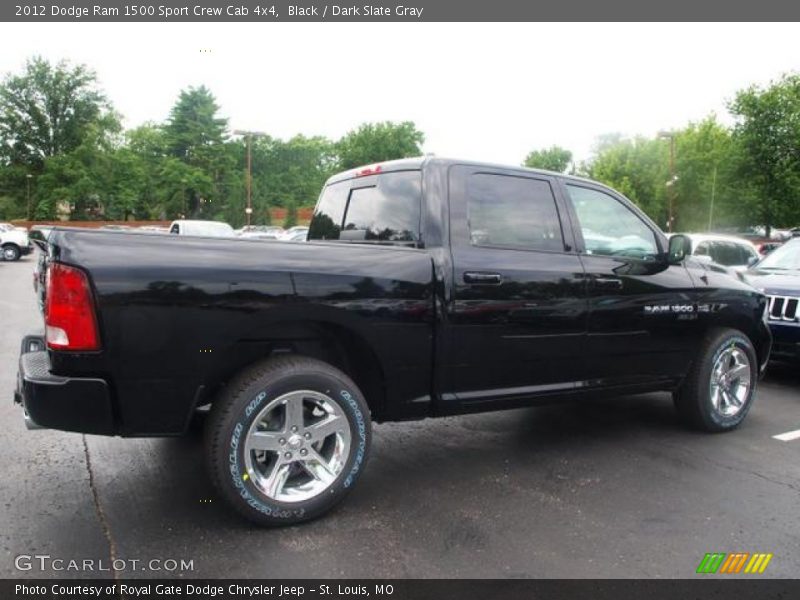 Black / Dark Slate Gray 2012 Dodge Ram 1500 Sport Crew Cab 4x4