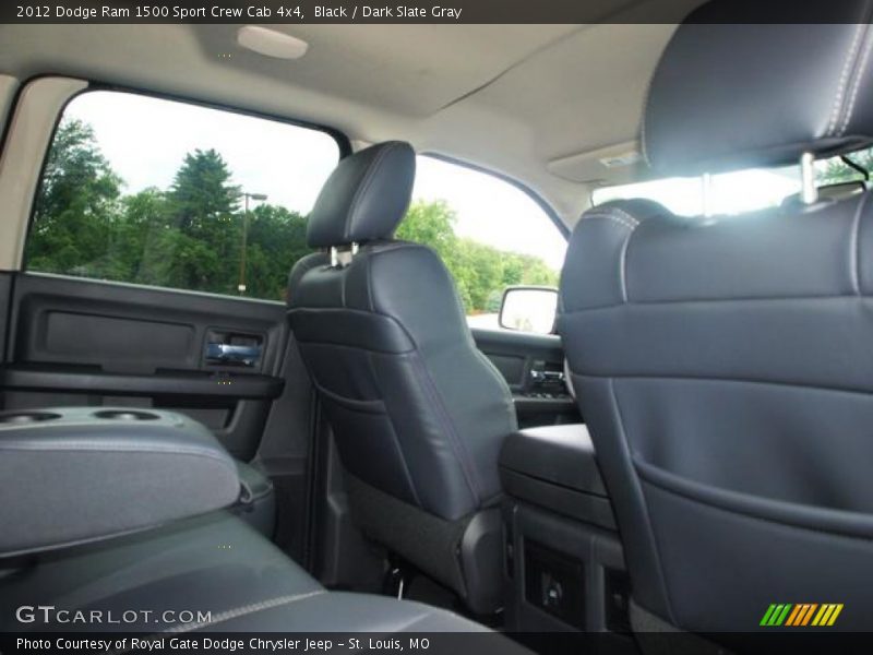 Black / Dark Slate Gray 2012 Dodge Ram 1500 Sport Crew Cab 4x4