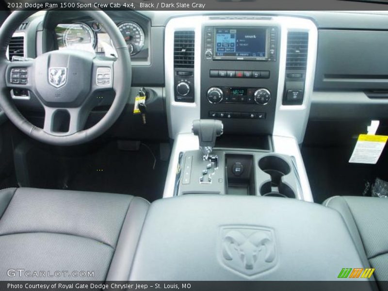 Black / Dark Slate Gray 2012 Dodge Ram 1500 Sport Crew Cab 4x4
