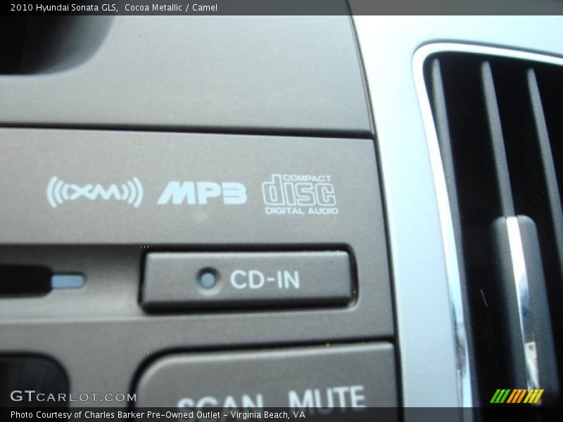 Cocoa Metallic / Camel 2010 Hyundai Sonata GLS