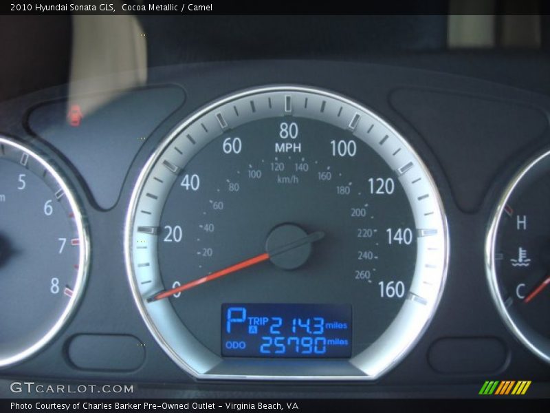 Cocoa Metallic / Camel 2010 Hyundai Sonata GLS