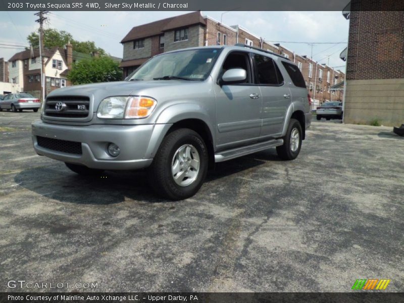 Silver Sky Metallic / Charcoal 2003 Toyota Sequoia SR5 4WD
