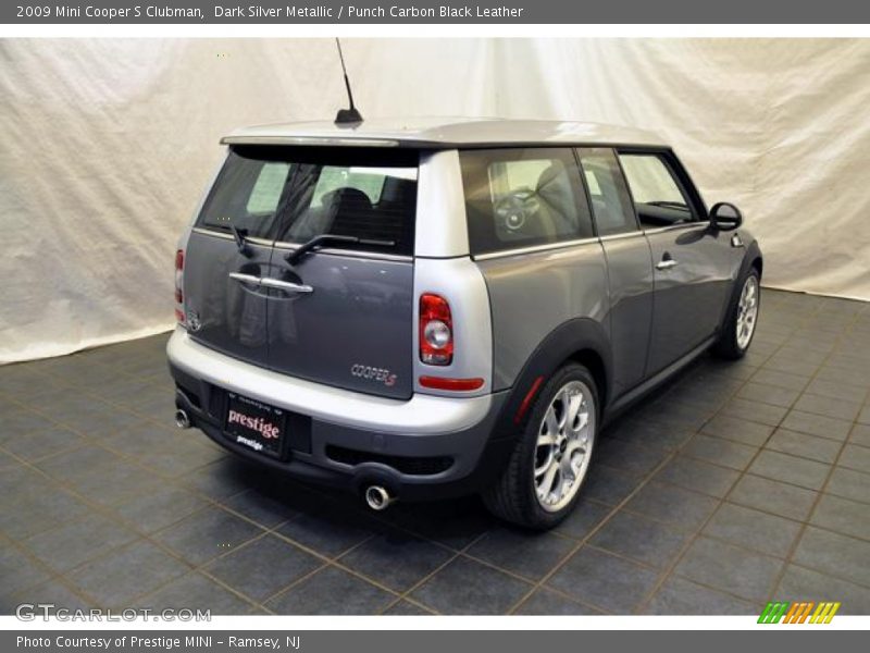Dark Silver Metallic / Punch Carbon Black Leather 2009 Mini Cooper S Clubman
