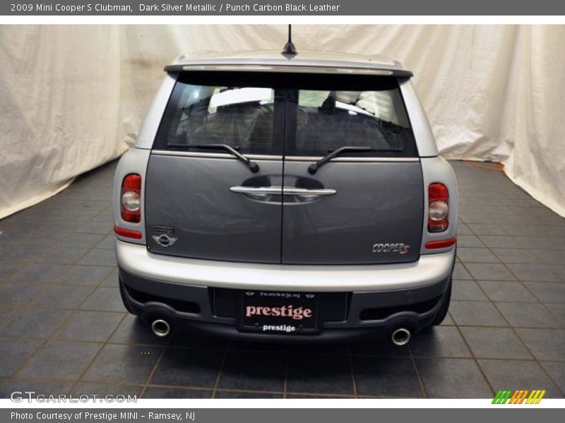 Dark Silver Metallic / Punch Carbon Black Leather 2009 Mini Cooper S Clubman