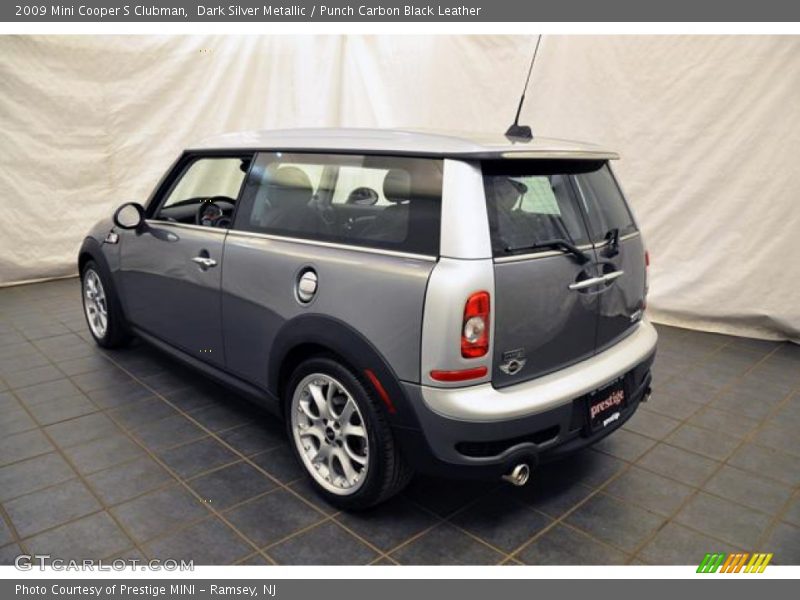 Dark Silver Metallic / Punch Carbon Black Leather 2009 Mini Cooper S Clubman