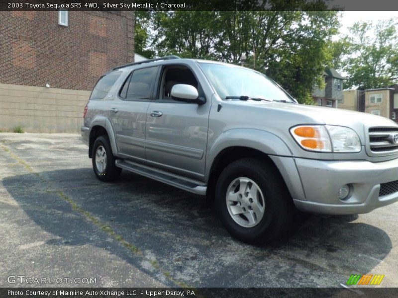 Silver Sky Metallic / Charcoal 2003 Toyota Sequoia SR5 4WD
