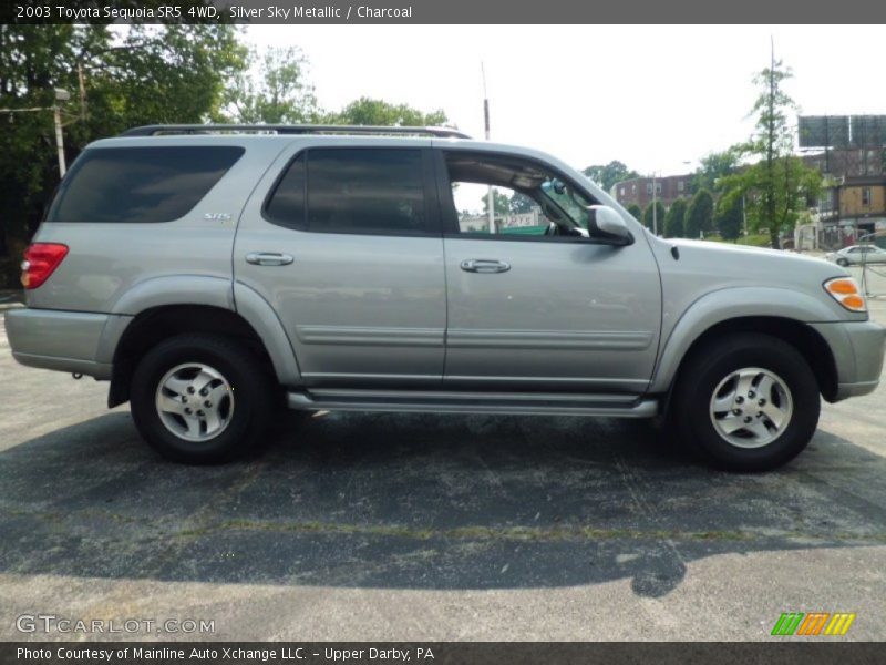 Silver Sky Metallic / Charcoal 2003 Toyota Sequoia SR5 4WD