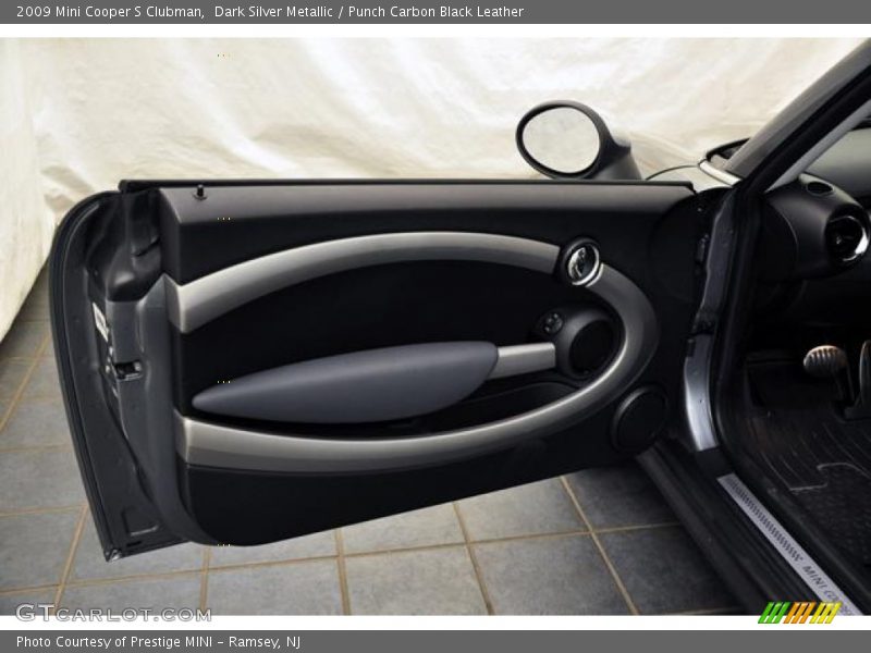 Dark Silver Metallic / Punch Carbon Black Leather 2009 Mini Cooper S Clubman