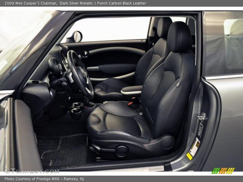 Dark Silver Metallic / Punch Carbon Black Leather 2009 Mini Cooper S Clubman