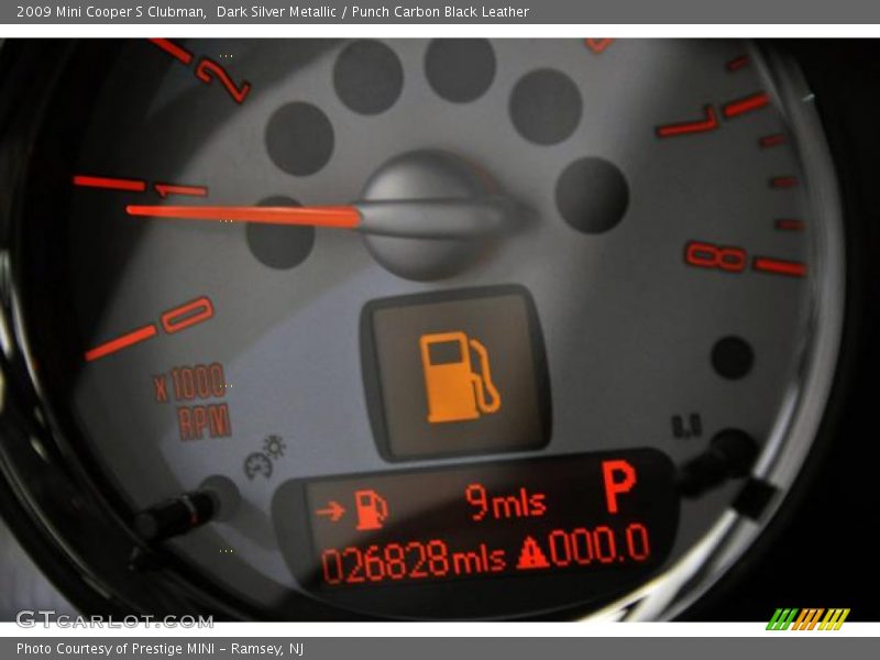 Dark Silver Metallic / Punch Carbon Black Leather 2009 Mini Cooper S Clubman
