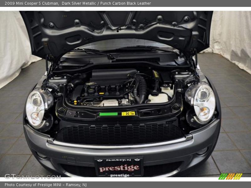 Dark Silver Metallic / Punch Carbon Black Leather 2009 Mini Cooper S Clubman