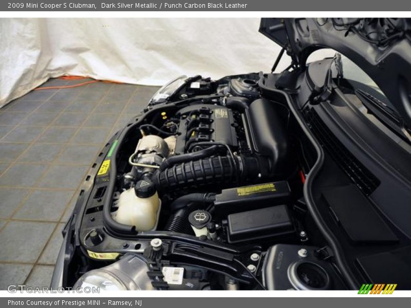 Dark Silver Metallic / Punch Carbon Black Leather 2009 Mini Cooper S Clubman