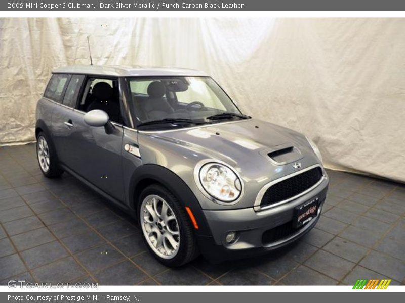 Dark Silver Metallic / Punch Carbon Black Leather 2009 Mini Cooper S Clubman