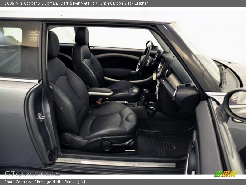 Dark Silver Metallic / Punch Carbon Black Leather 2009 Mini Cooper S Clubman