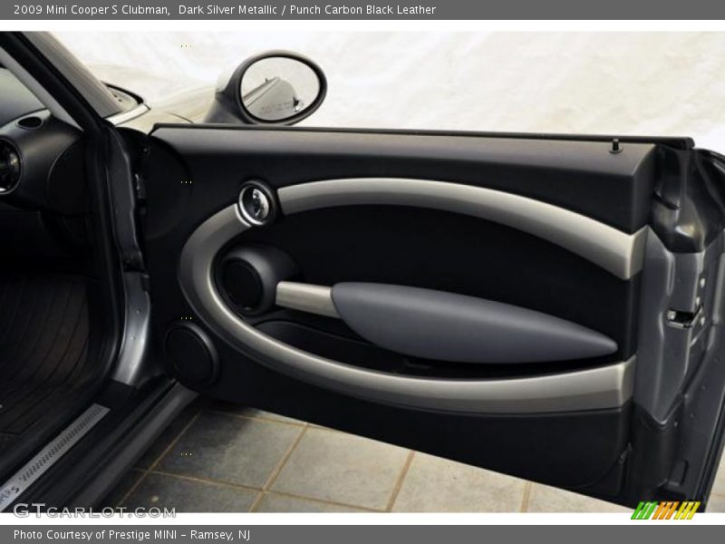 Dark Silver Metallic / Punch Carbon Black Leather 2009 Mini Cooper S Clubman