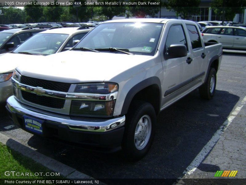 Silver Birch Metallic / Medium Dark Pewter 2005 Chevrolet Colorado LS Crew Cab 4x4