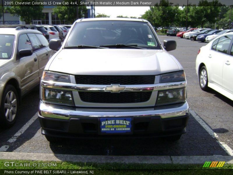 Silver Birch Metallic / Medium Dark Pewter 2005 Chevrolet Colorado LS Crew Cab 4x4