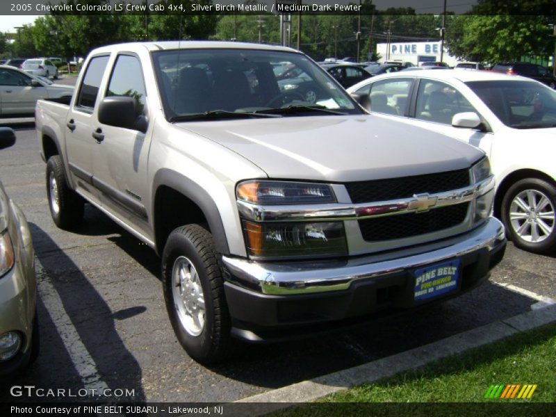 Silver Birch Metallic / Medium Dark Pewter 2005 Chevrolet Colorado LS Crew Cab 4x4