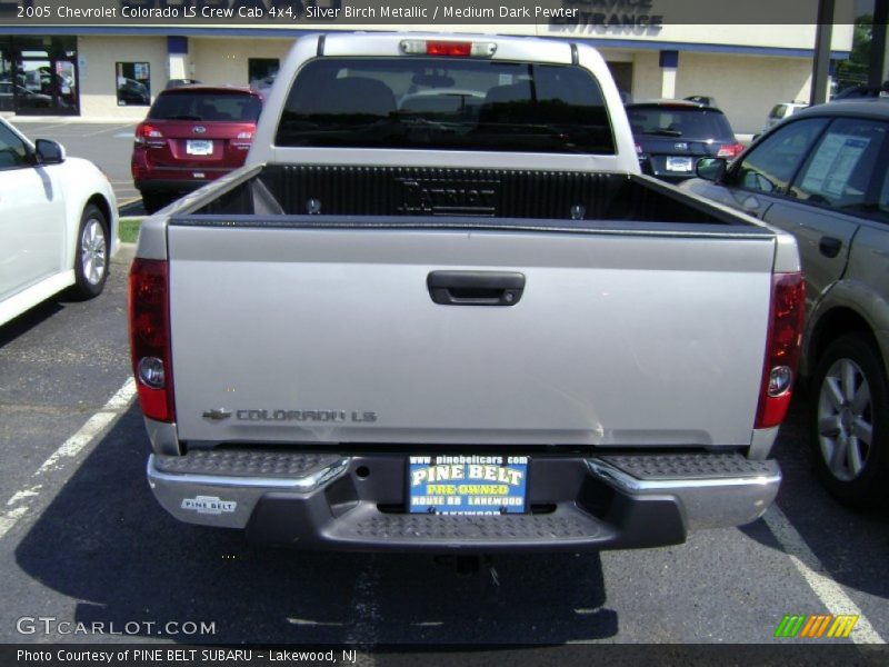 Silver Birch Metallic / Medium Dark Pewter 2005 Chevrolet Colorado LS Crew Cab 4x4