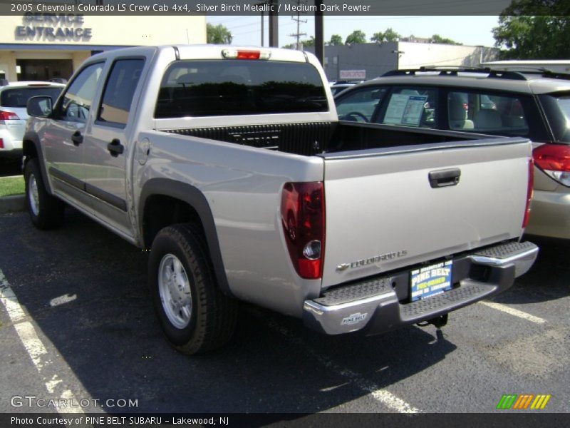 Silver Birch Metallic / Medium Dark Pewter 2005 Chevrolet Colorado LS Crew Cab 4x4