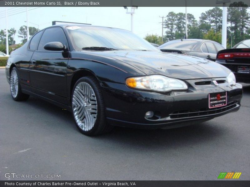 Black / Ebony Black 2001 Chevrolet Monte Carlo SS