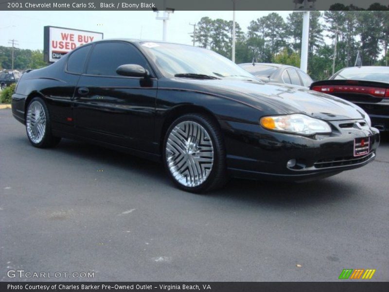Black / Ebony Black 2001 Chevrolet Monte Carlo SS