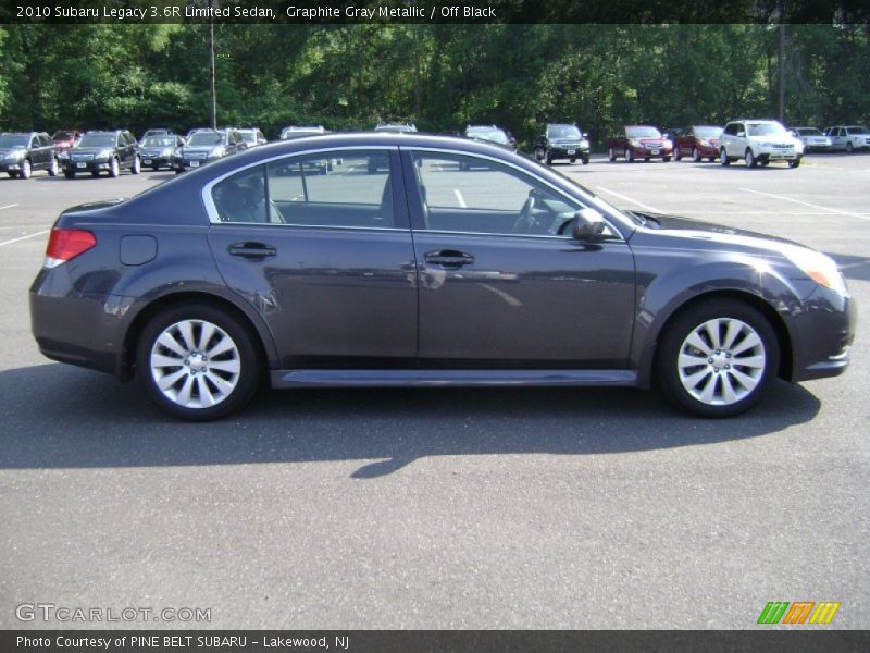Graphite Gray Metallic / Off Black 2010 Subaru Legacy 3.6R Limited Sedan