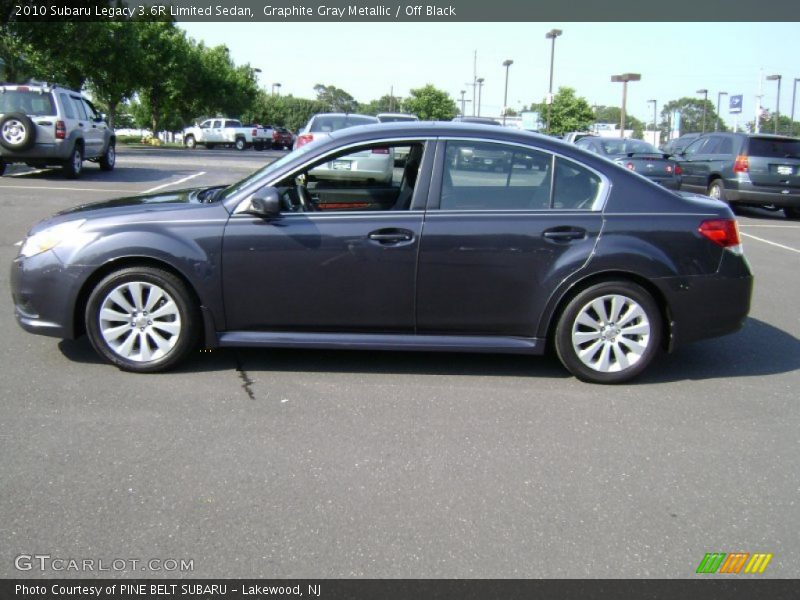 Graphite Gray Metallic / Off Black 2010 Subaru Legacy 3.6R Limited Sedan