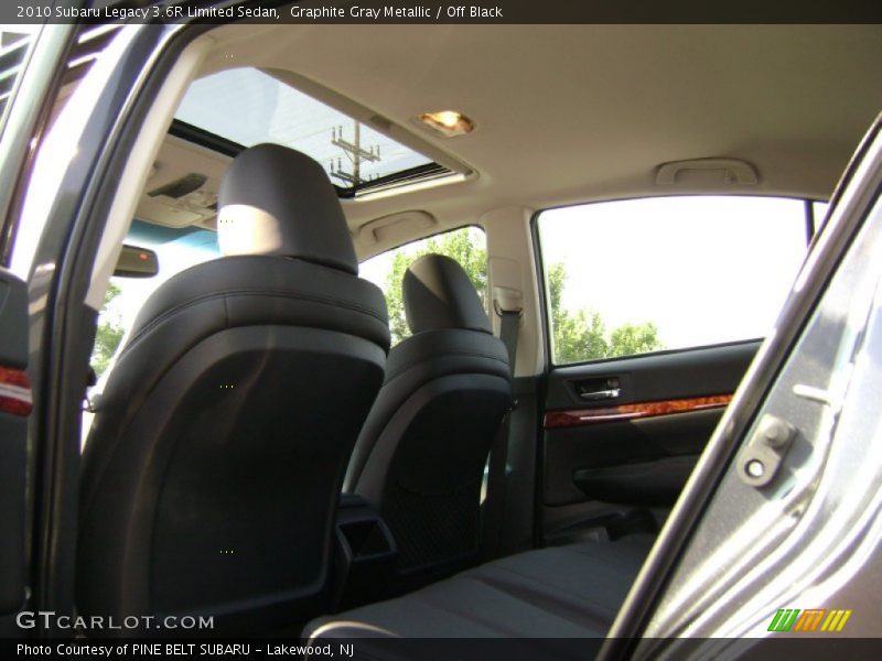 Graphite Gray Metallic / Off Black 2010 Subaru Legacy 3.6R Limited Sedan