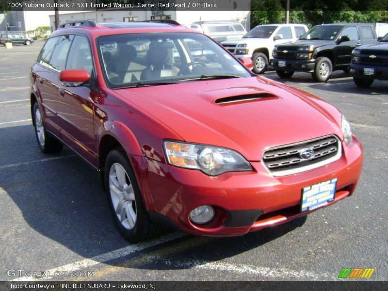 Garnet Red Pearl / Off Black 2005 Subaru Outback 2.5XT Limited Wagon