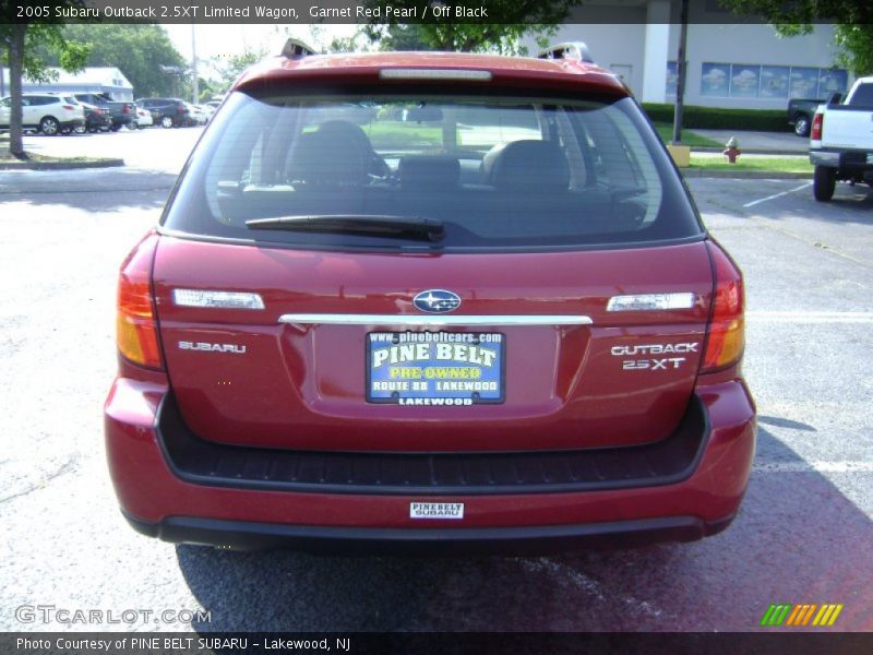 Garnet Red Pearl / Off Black 2005 Subaru Outback 2.5XT Limited Wagon
