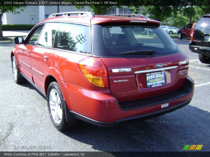 Garnet Red Pearl / Off Black 2005 Subaru Outback 2.5XT Limited Wagon