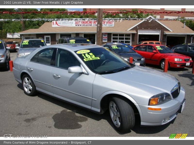 Silver Frost Metallic / Light Graphite 2002 Lincoln LS V8