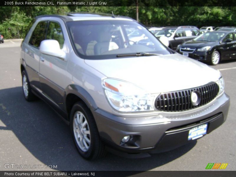 Platinum Metallic / Light Gray 2005 Buick Rendezvous CXL