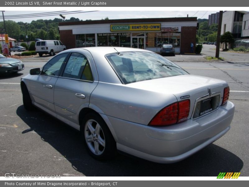 Silver Frost Metallic / Light Graphite 2002 Lincoln LS V8