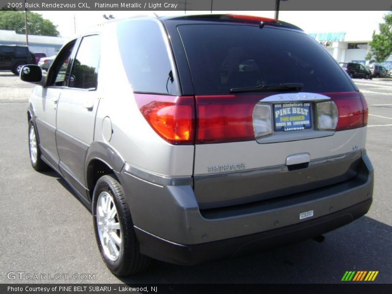 Platinum Metallic / Light Gray 2005 Buick Rendezvous CXL