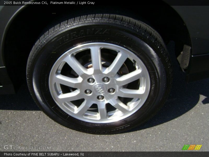 Platinum Metallic / Light Gray 2005 Buick Rendezvous CXL