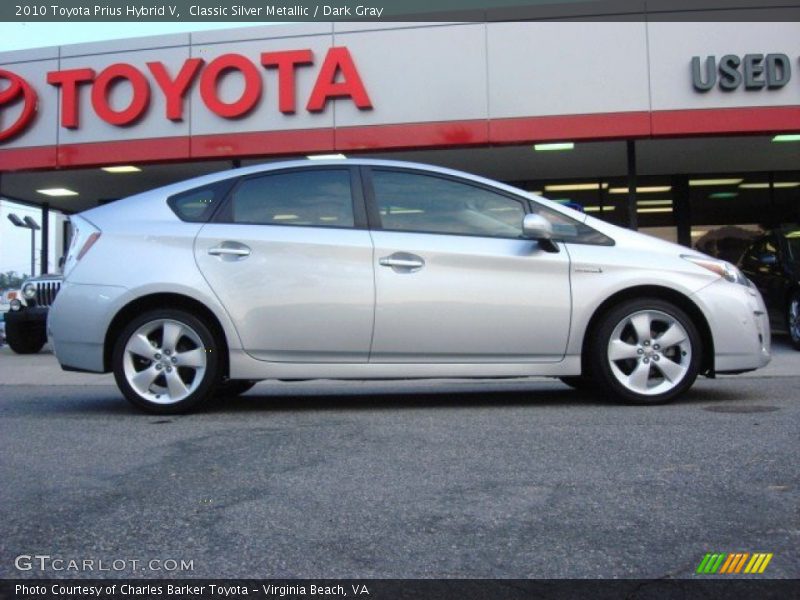 Classic Silver Metallic / Dark Gray 2010 Toyota Prius Hybrid V