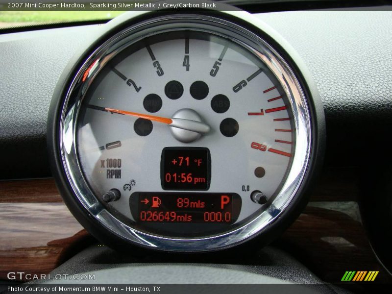 Sparkling Silver Metallic / Grey/Carbon Black 2007 Mini Cooper Hardtop