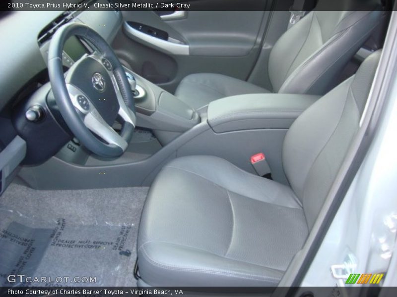  2010 Prius Hybrid V Dark Gray Interior