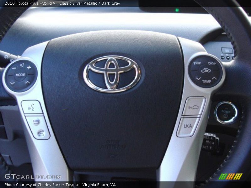  2010 Prius Hybrid V Steering Wheel