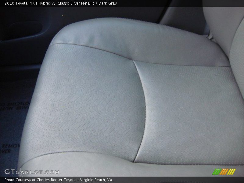 Classic Silver Metallic / Dark Gray 2010 Toyota Prius Hybrid V