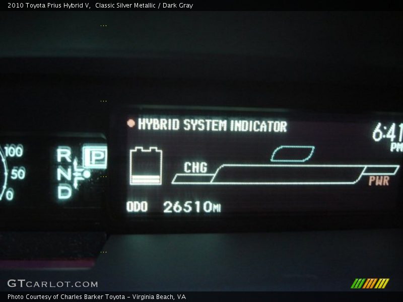 Classic Silver Metallic / Dark Gray 2010 Toyota Prius Hybrid V