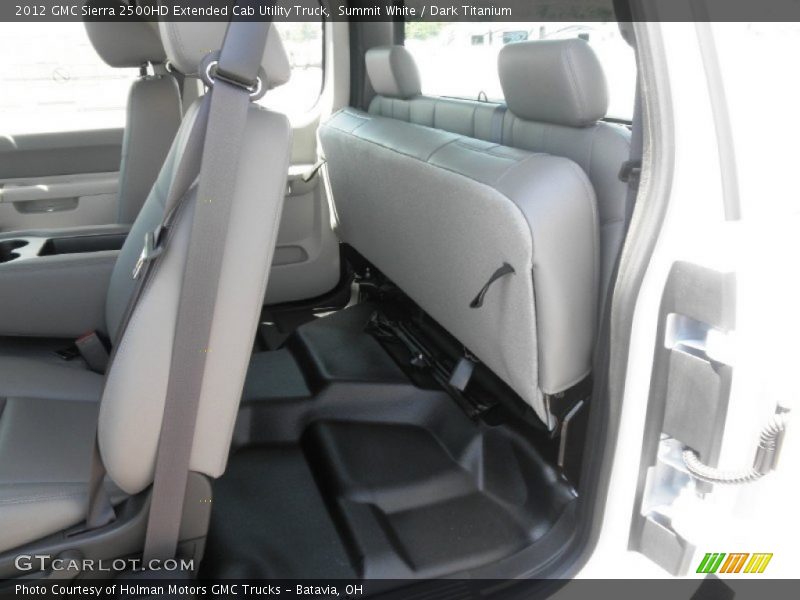 Summit White / Dark Titanium 2012 GMC Sierra 2500HD Extended Cab Utility Truck