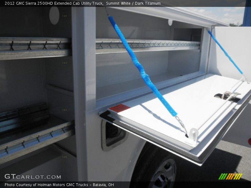Summit White / Dark Titanium 2012 GMC Sierra 2500HD Extended Cab Utility Truck