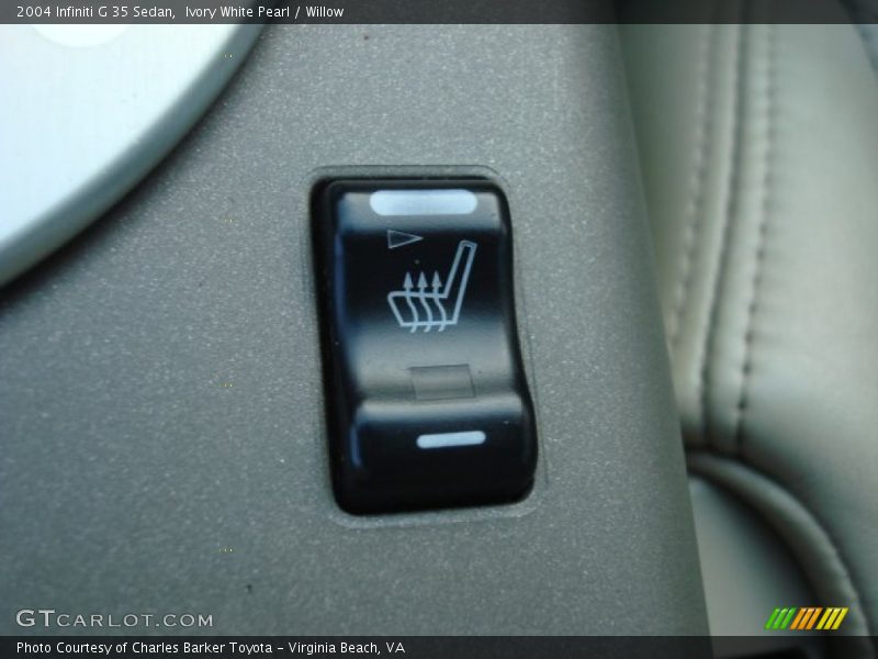 Ivory White Pearl / Willow 2004 Infiniti G 35 Sedan